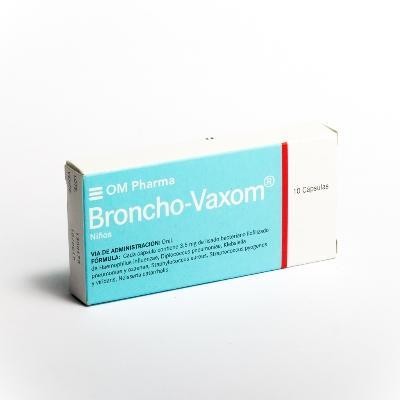BRONCHO-VAXOM Niños 3.5mg Cáp Caja x10Cap.Quideca Haemophilus