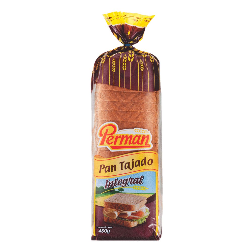 PAN TAJADO INTEGRAL PERMAN  x 480GR