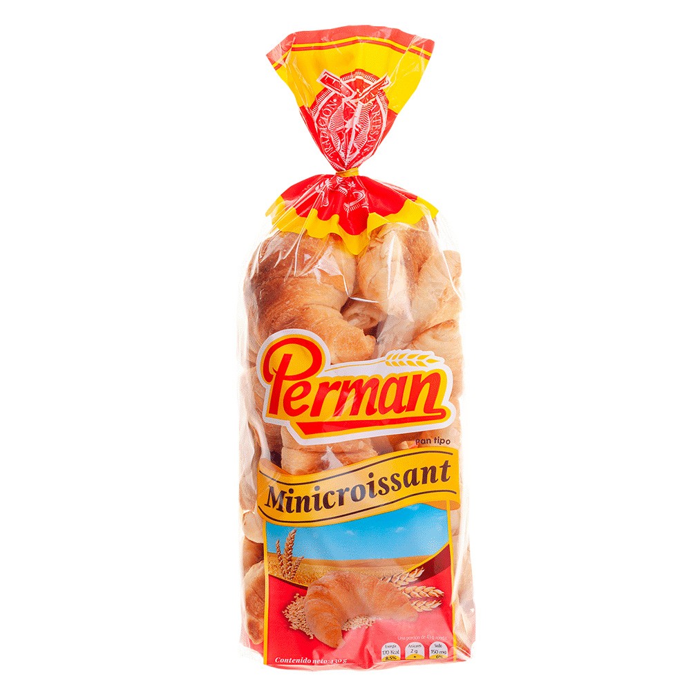 MINICROISSANT PERMAN SIN AJON x 430gr
