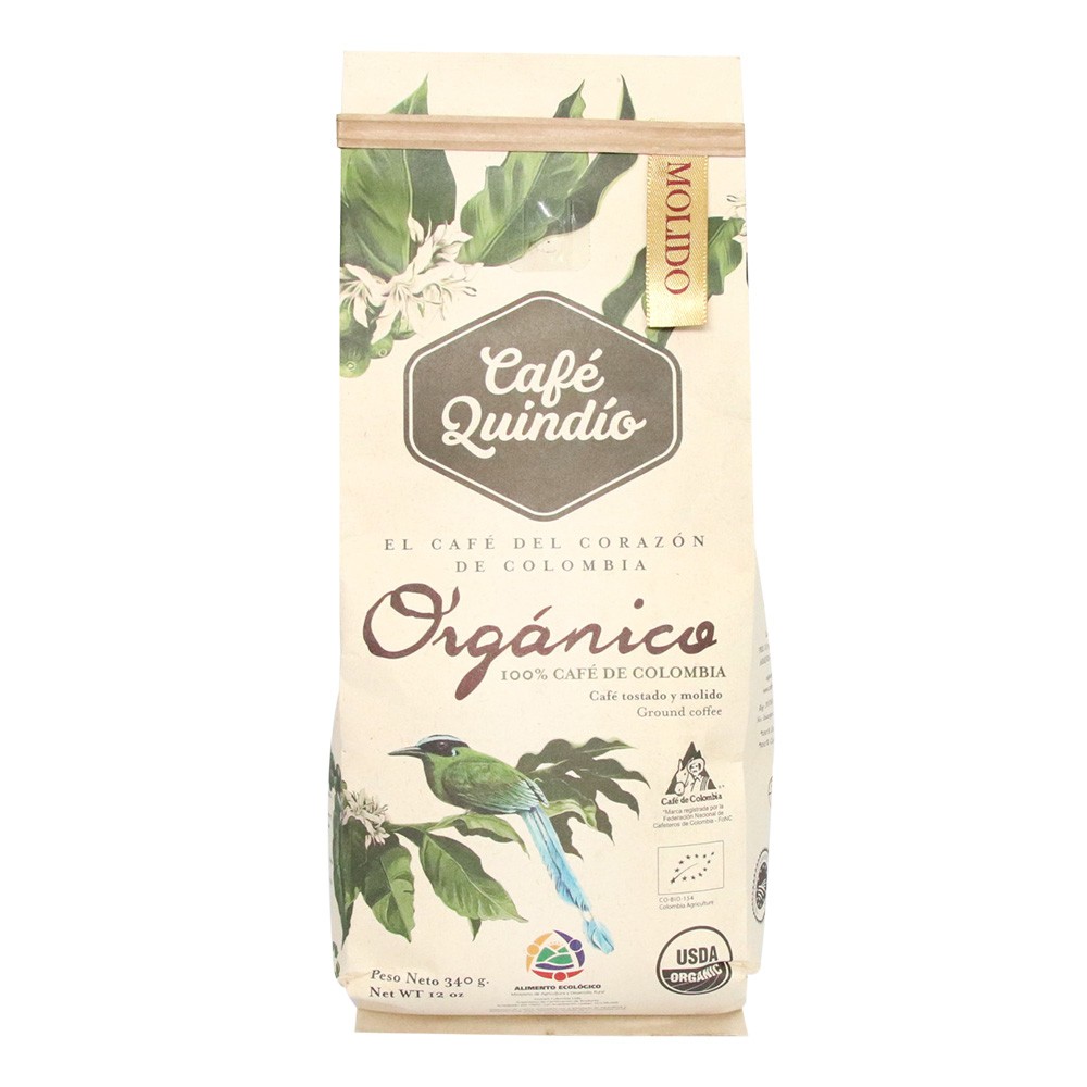 CAFE ORGANICO MOLIDO  x 340GR