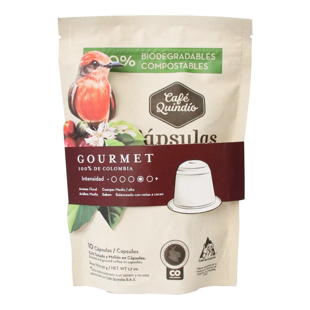 CAFE EN CAPSULA GOURMET  x 10 UND