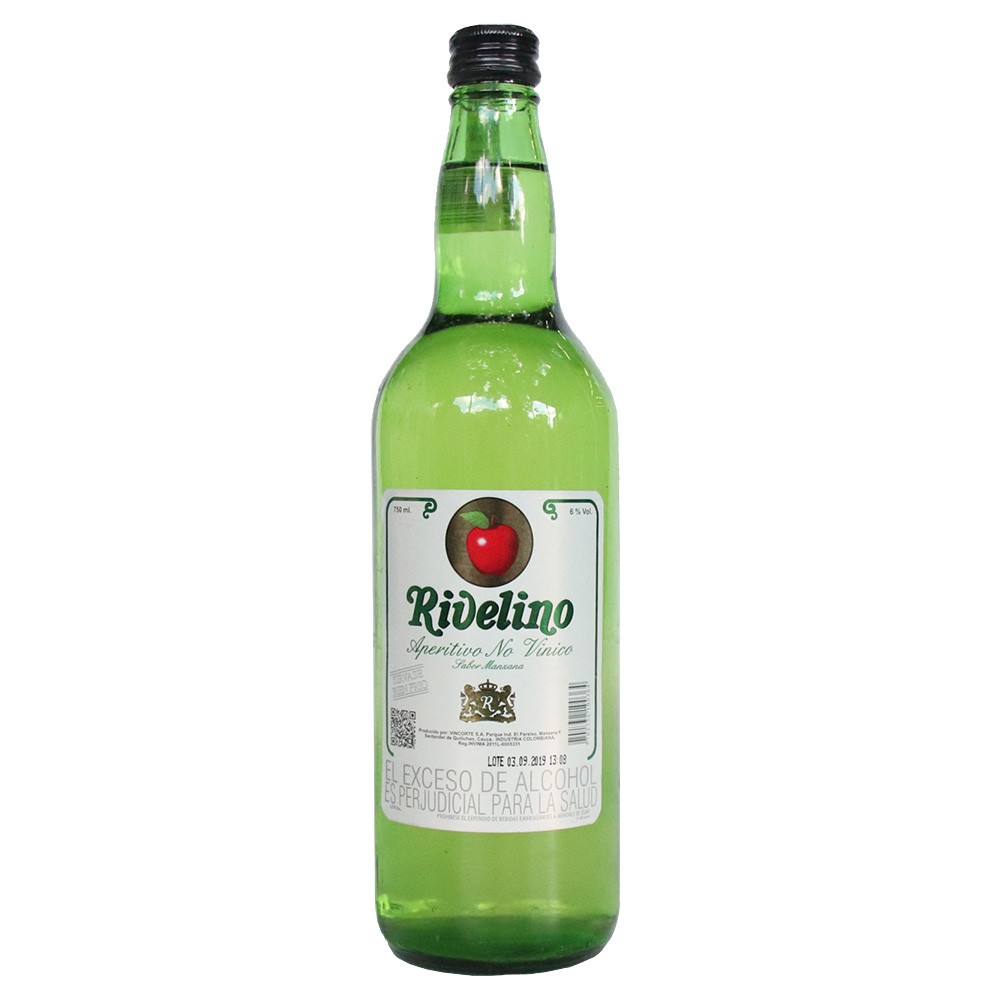 VINO MANZANA BLANCO RIVELINO x 750ML