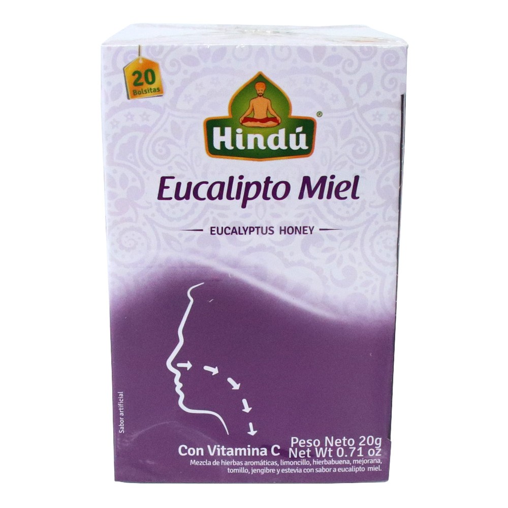 INFUSION EUCALIPTO MIEL HINDU  x 20GR