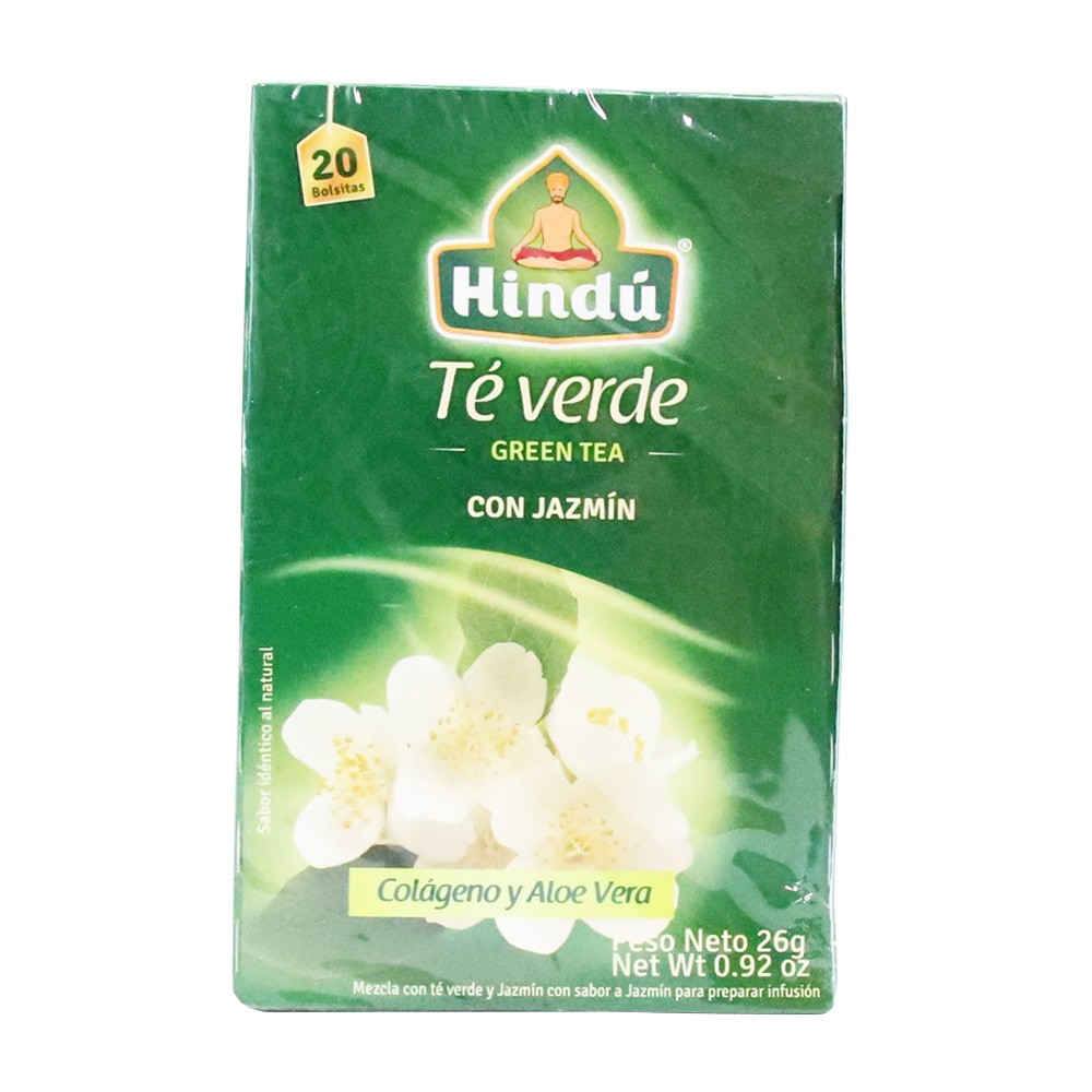 TE VERDE JAZMIN HINDU 20UN x 26GR