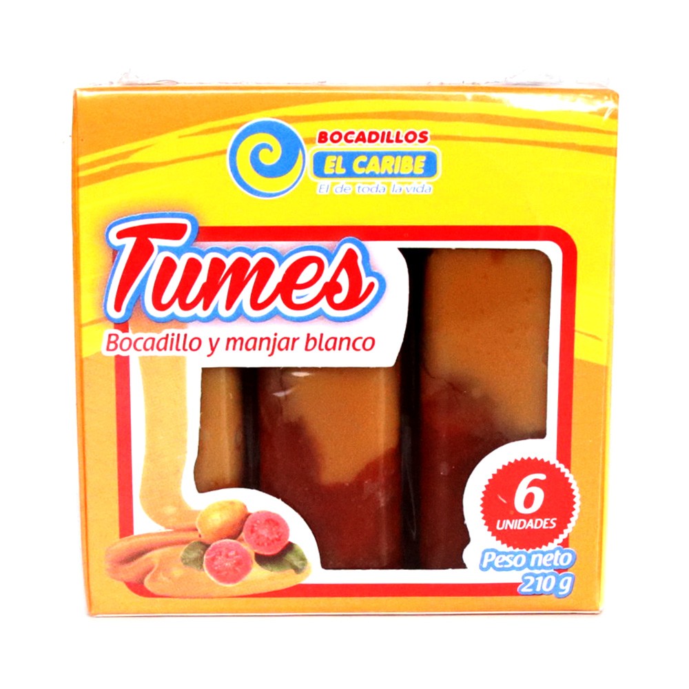 BOCADILLO TUMES  x 6 UND 210GR