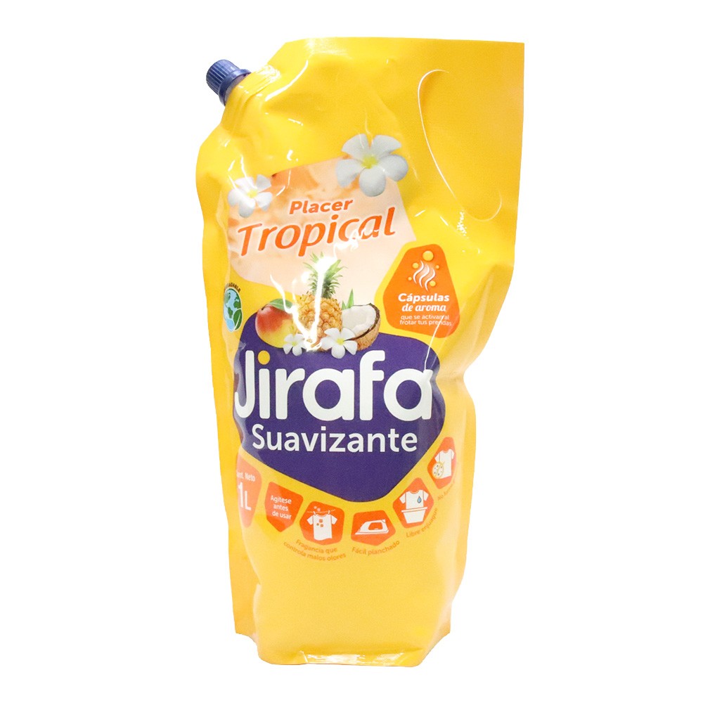 SUAVIZANTE PLACER TROPICAL JIRAFA*1000ML