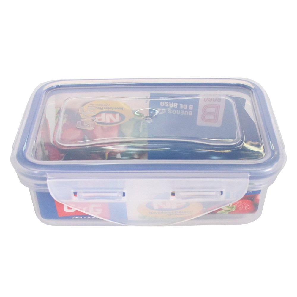 RECIPIENTE HERMETICO RETANGULAR  x 260ml