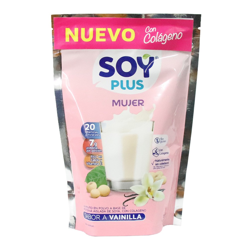 SOY PLUSS MUJER VAINILLA  x 200GR