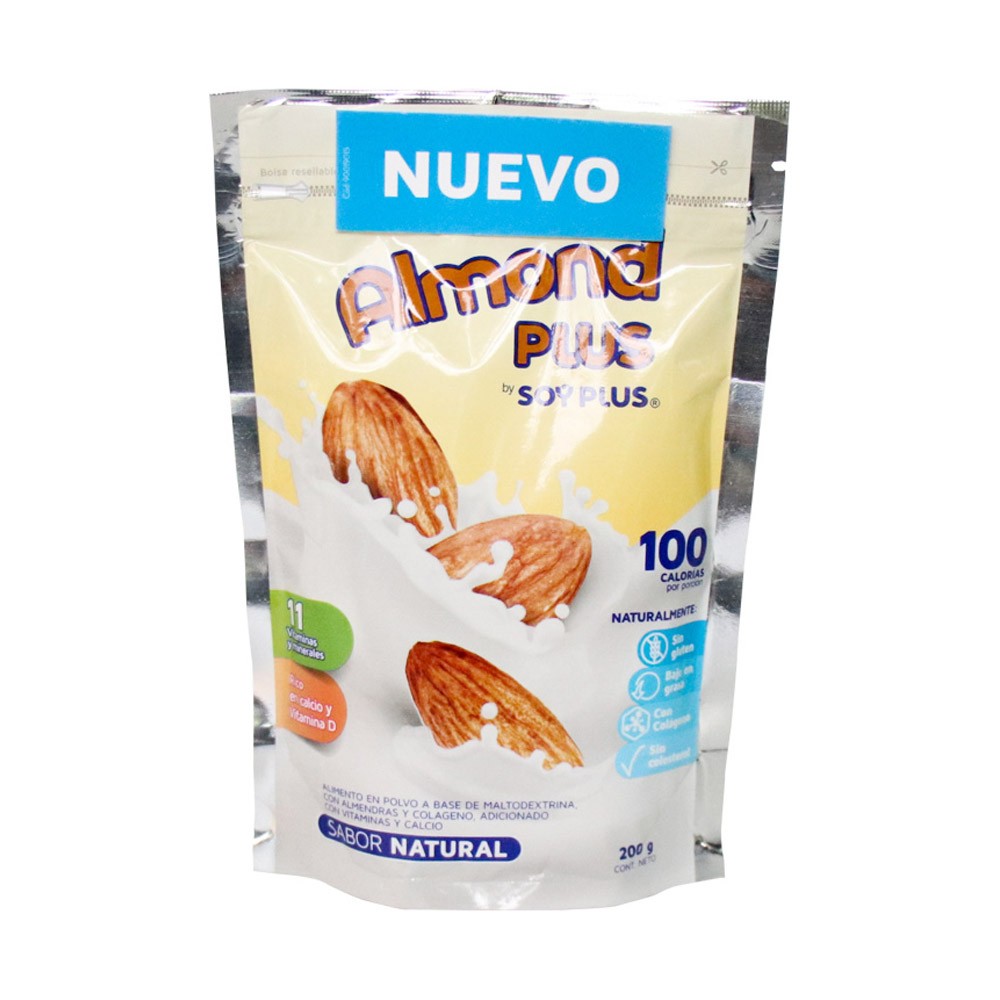 LECHE ALMONDS PLUS  x 200GR