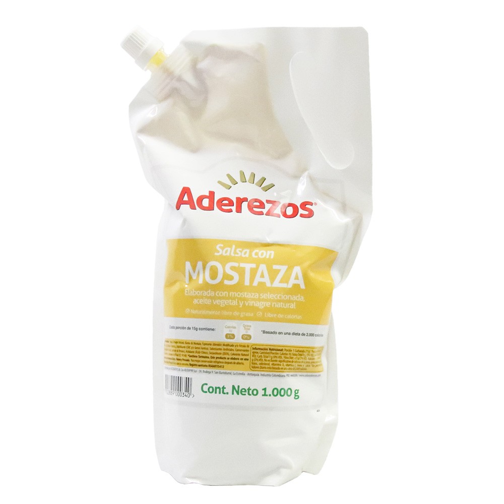 MOSTAZA BOLSA ADEREZOS  x 1000GR