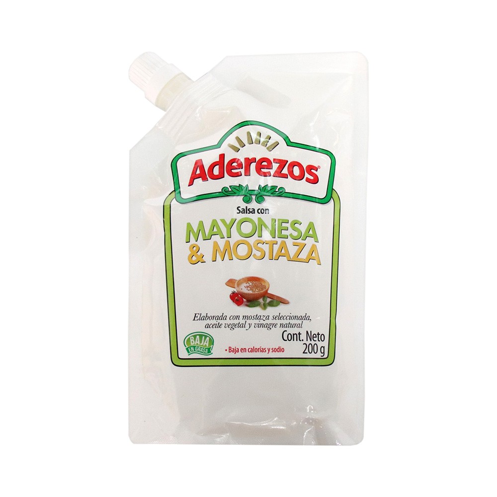 MAYONESA & MOZTAZA ADEREZOS  x 200GR