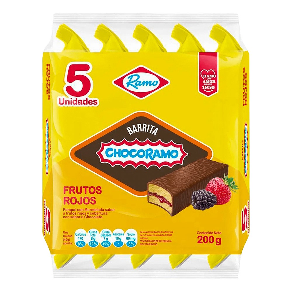 CHOCOBARRA  RAMO x 5 UND
