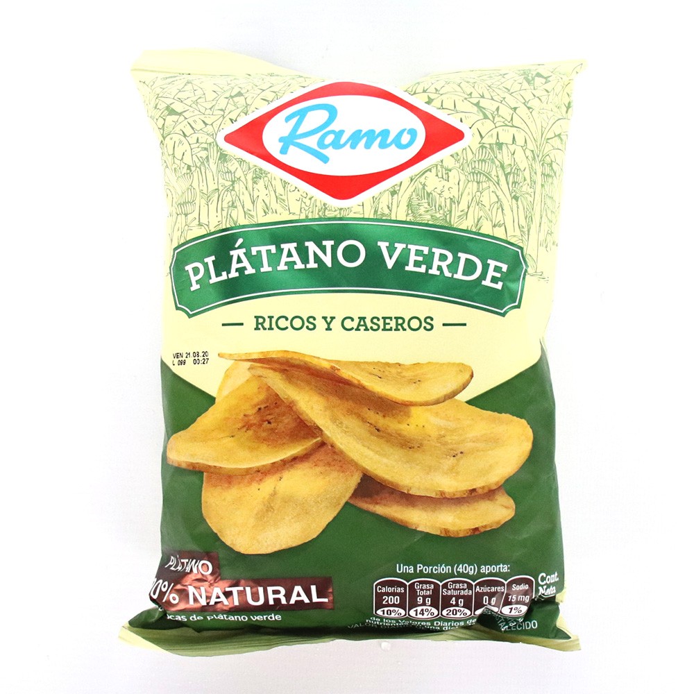 PLATANO VERDE RAMO  x 140GR