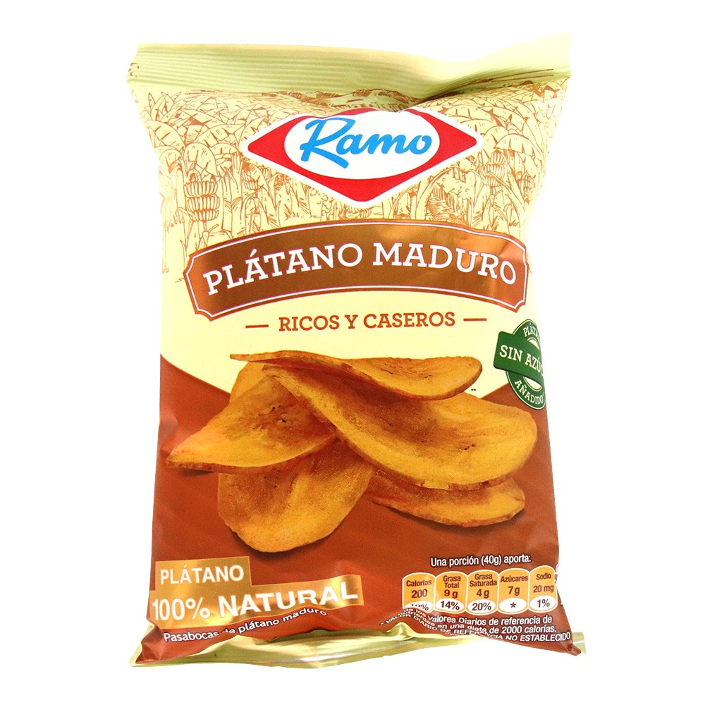 PLATANO MADURO RAMO  x 140GR
