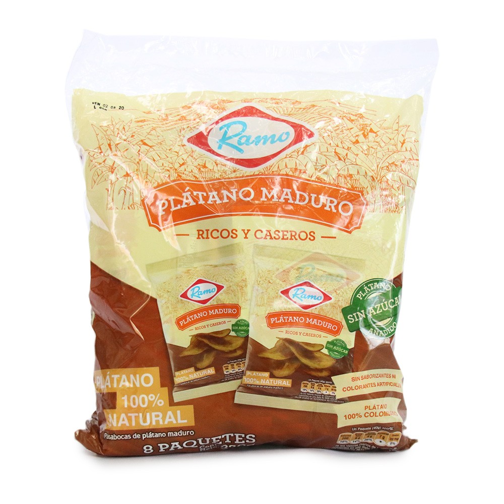 PLATANO MADURO RAMO  x 320GR