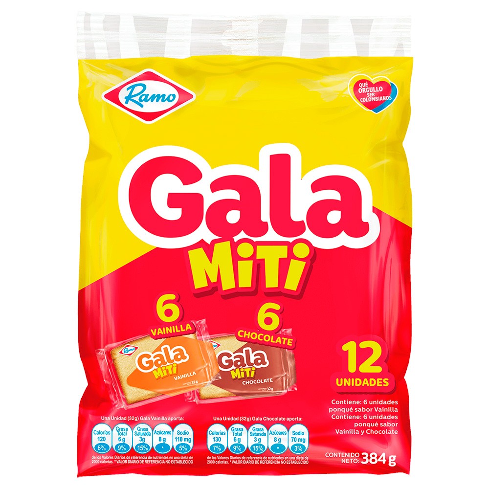 TORTA GALA MITI  RAMO X12UND  x 384GR