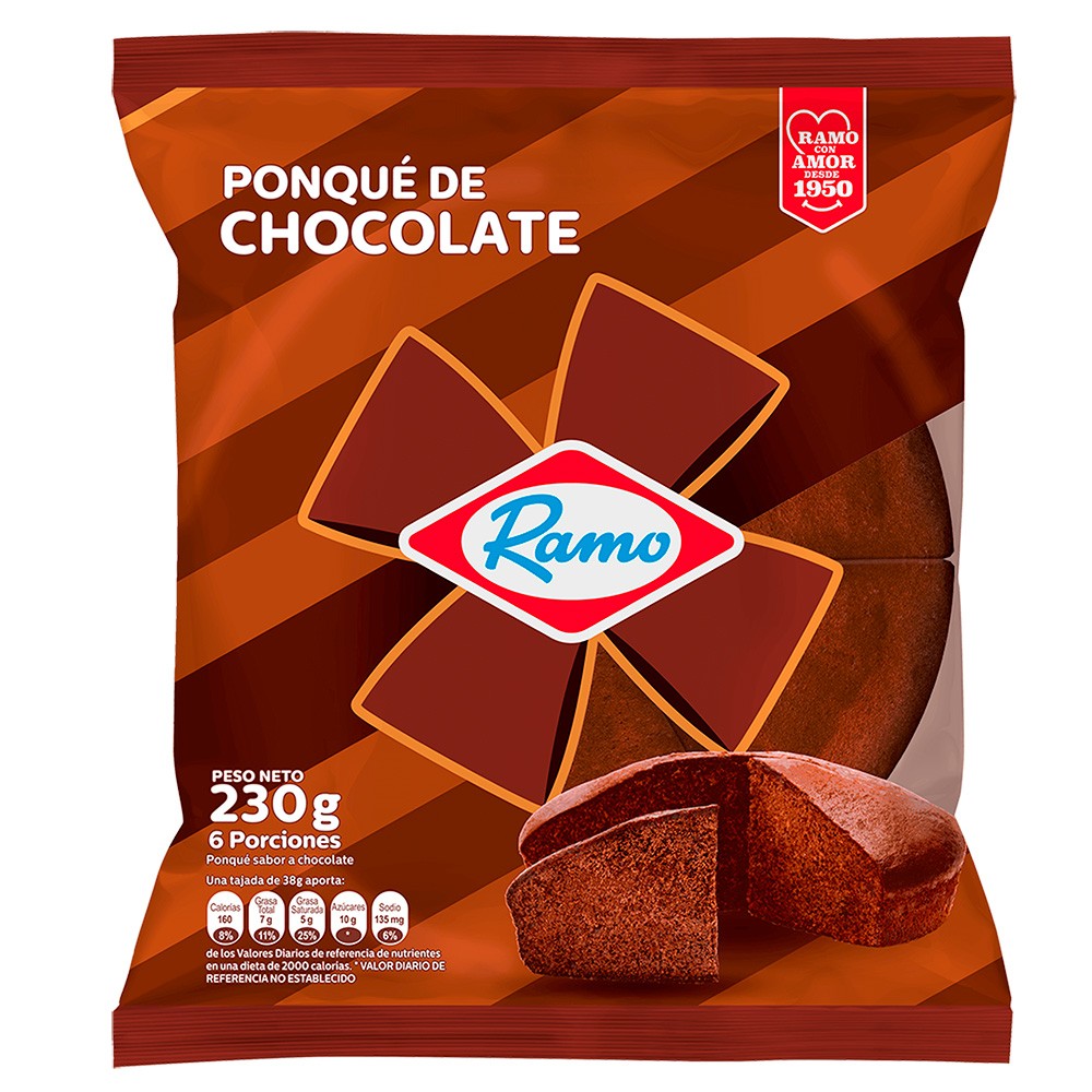 PONQUE CHOCOLATE RAMO  x 230GR
