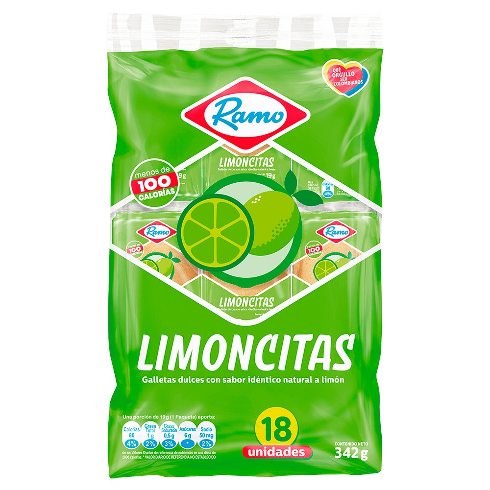 GALLETAS POPULARES LIMONCITAS RAMO*342GR