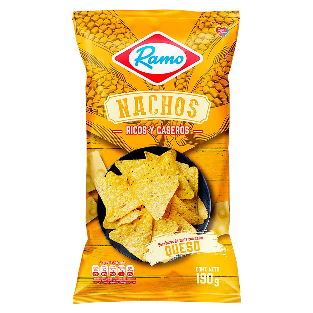 NACHOS DE QUESO RAMO  x 190GR