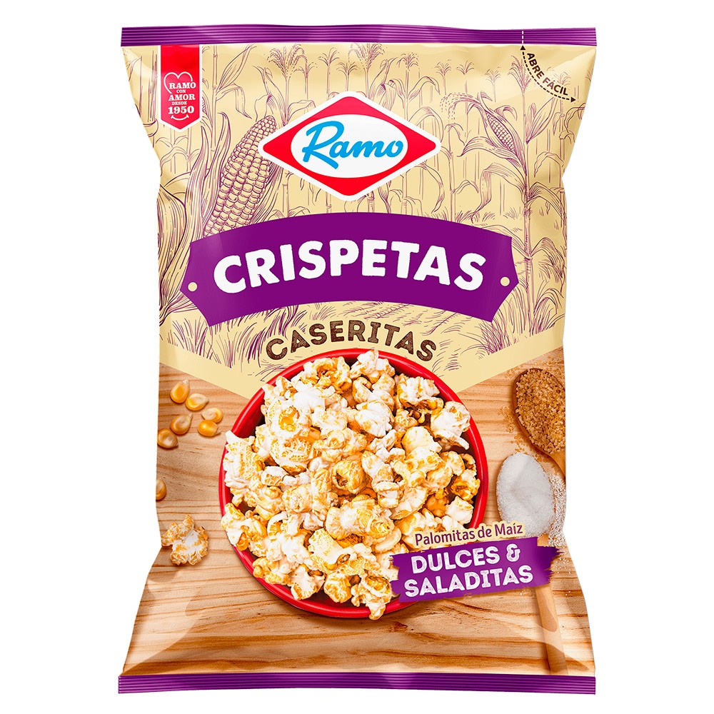 CRISPETAS DULCES Y SALADAS RAMO x 125GR