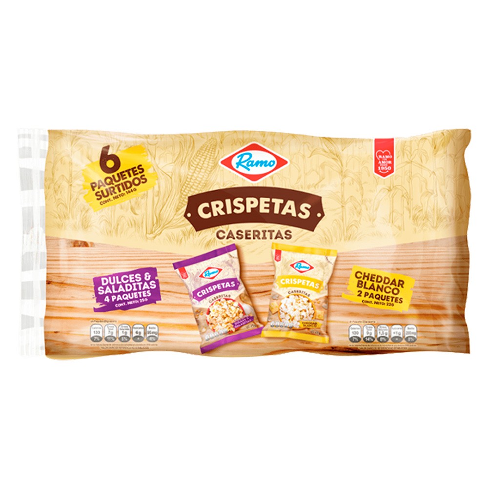 CRISPETAS MULTIPACK  RAMO  x  6 UND