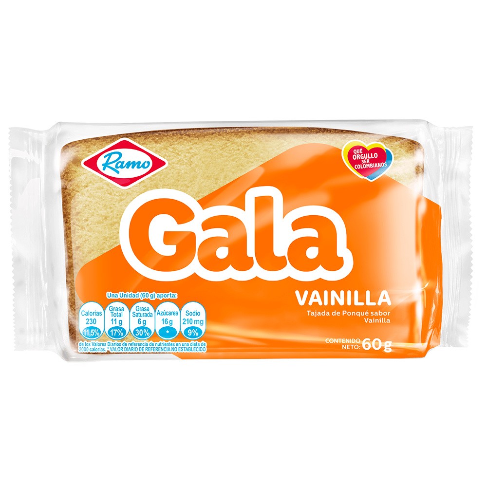 GALA TAJADA VAINILLA RAMO*60GR