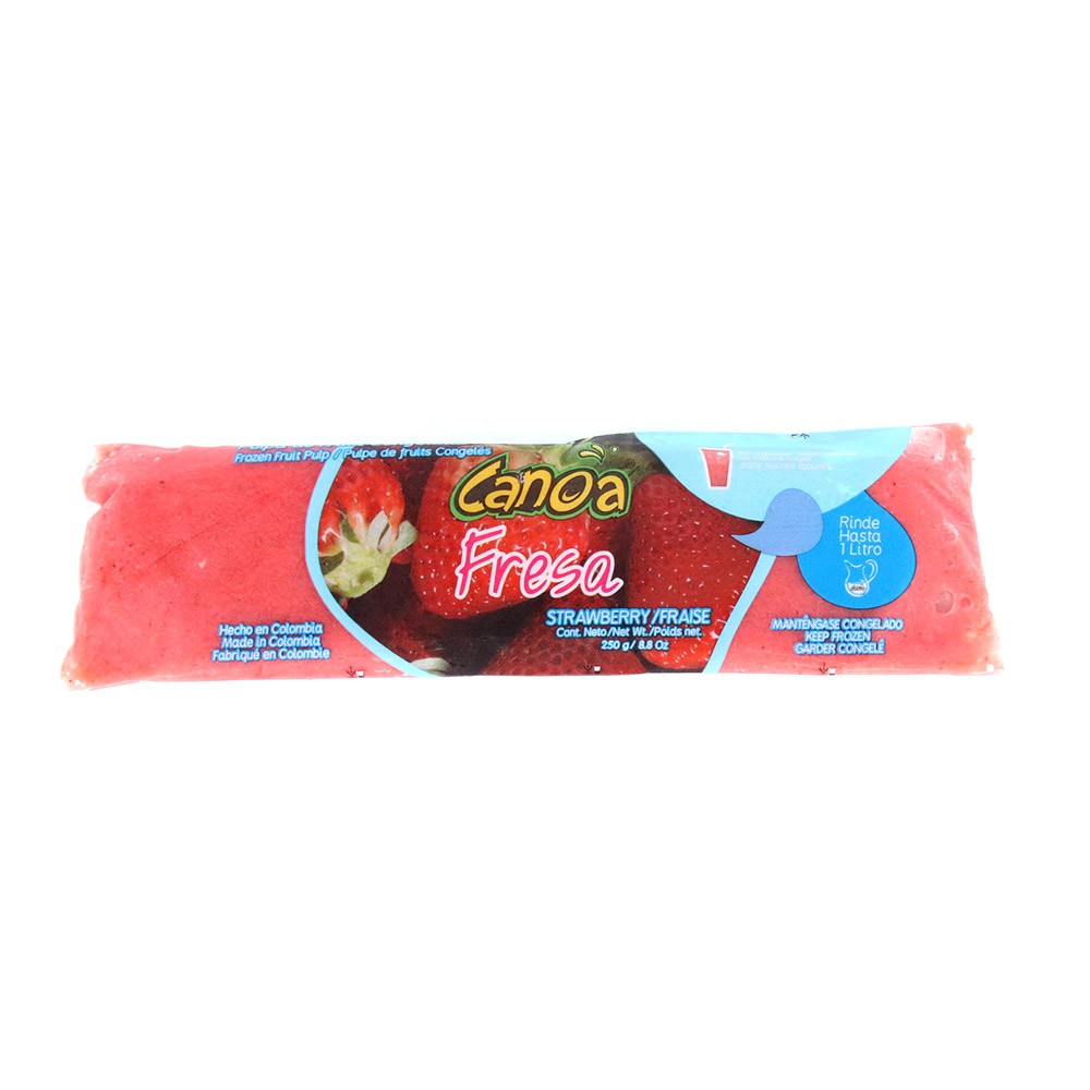 PULPA CONGELADA  FRESA  S/A CANOA* 250GR