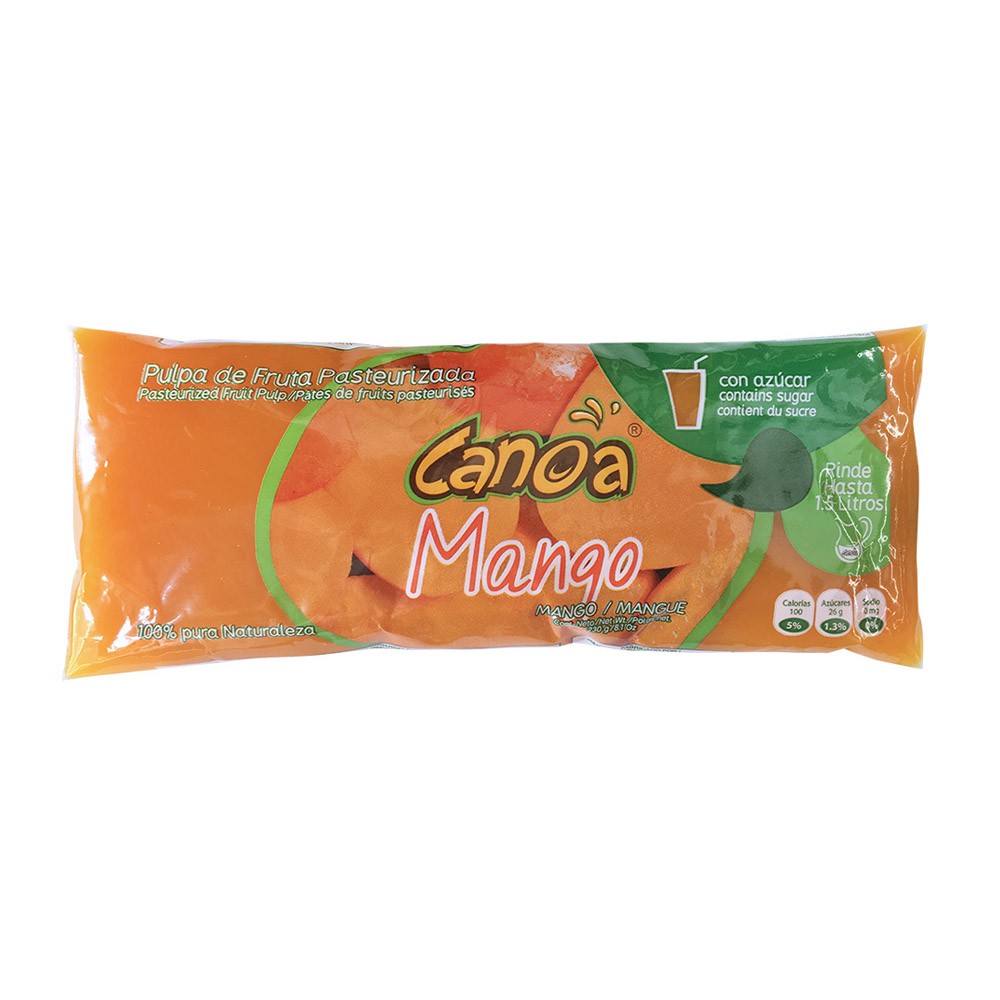 PULPA CANOA MANGO  x 230 GR