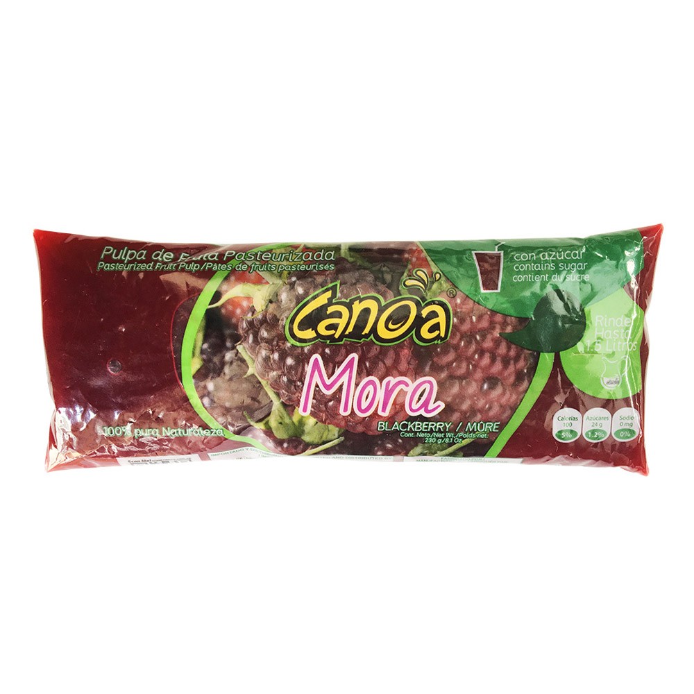 PULPA MORA CANOA C/A x 230GR