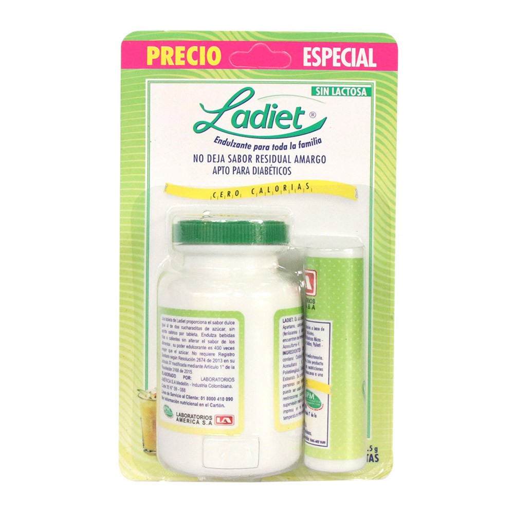 LADIET *500 GR+DISPENSADOR *150 TABLETAS