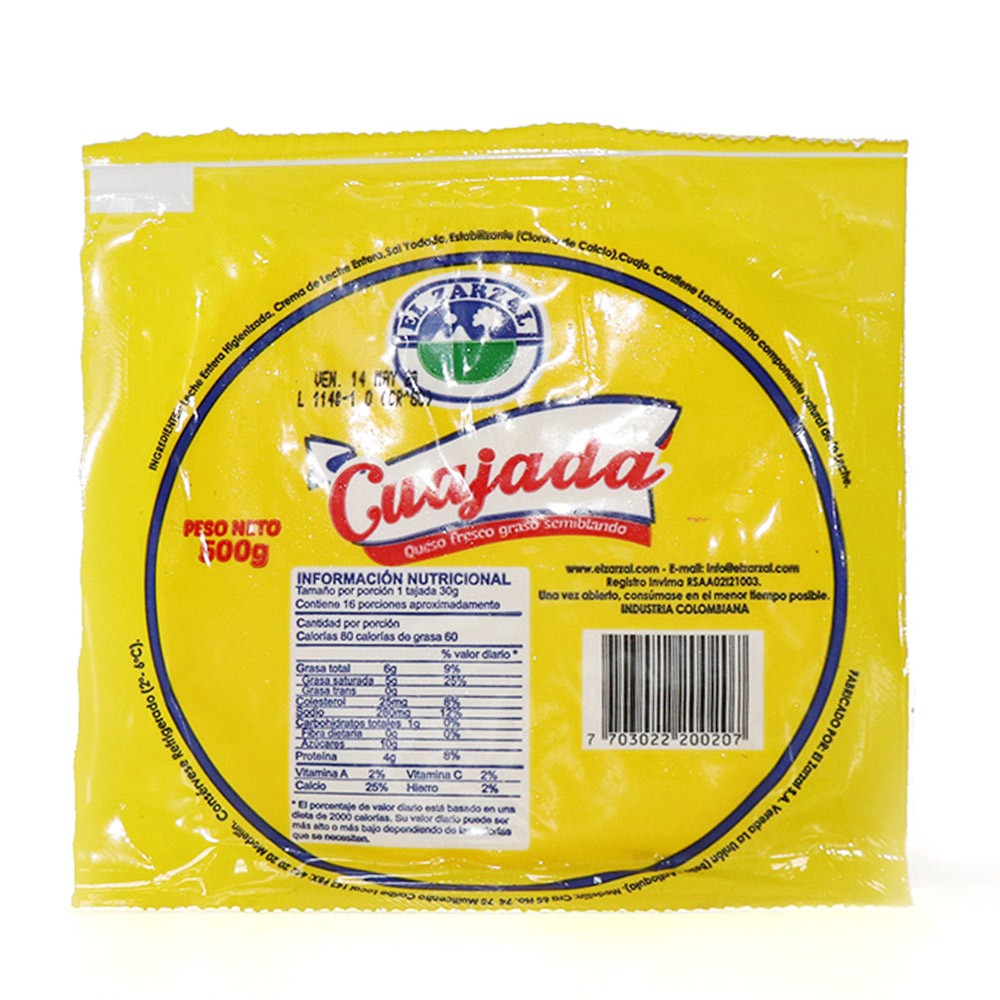 CUAJADA EL ZARZAL  x 500GR