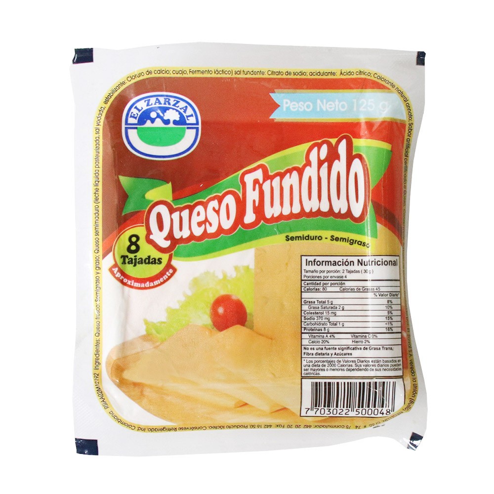 QUESO FUNDIDO BANDEJA x 125