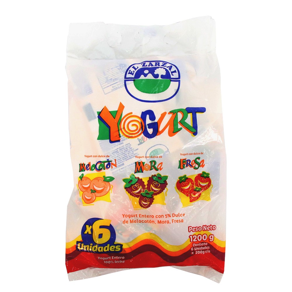 YOGUR ZARZAL SIXPACK x 200gr