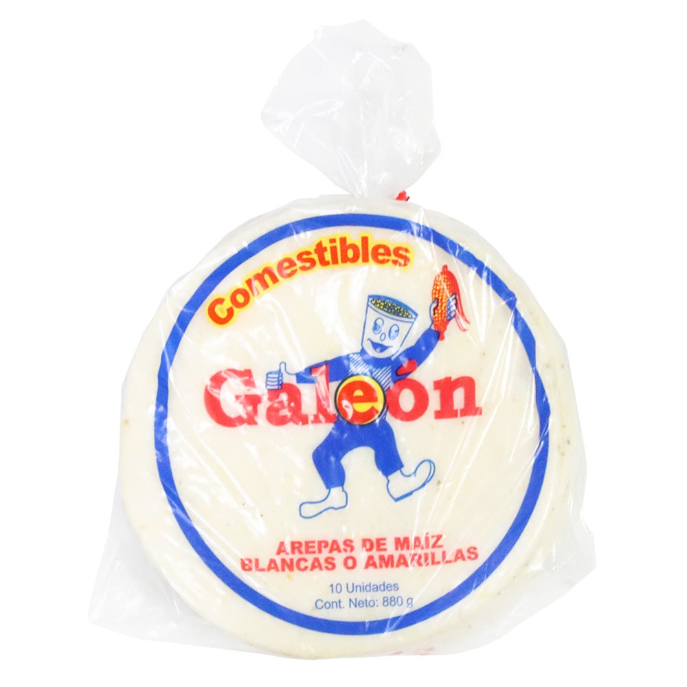 AREPA TELA BLANCA GALEON*10UND
