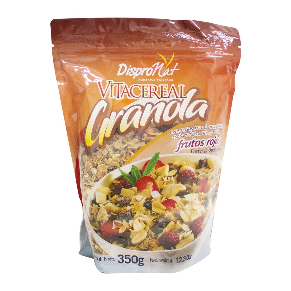 GRANOLA FRUTOS ROJOS  x 350GR DISPRONAT