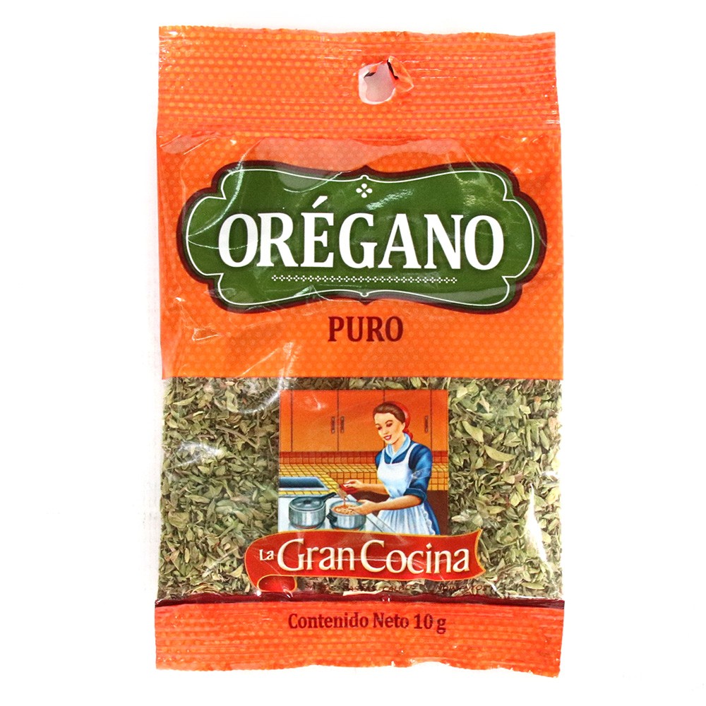 OREGANO PURO EN HOJA  x 10GR