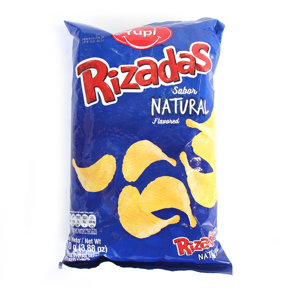 PAPAS RIZADAS NATURAL  x  110 GR