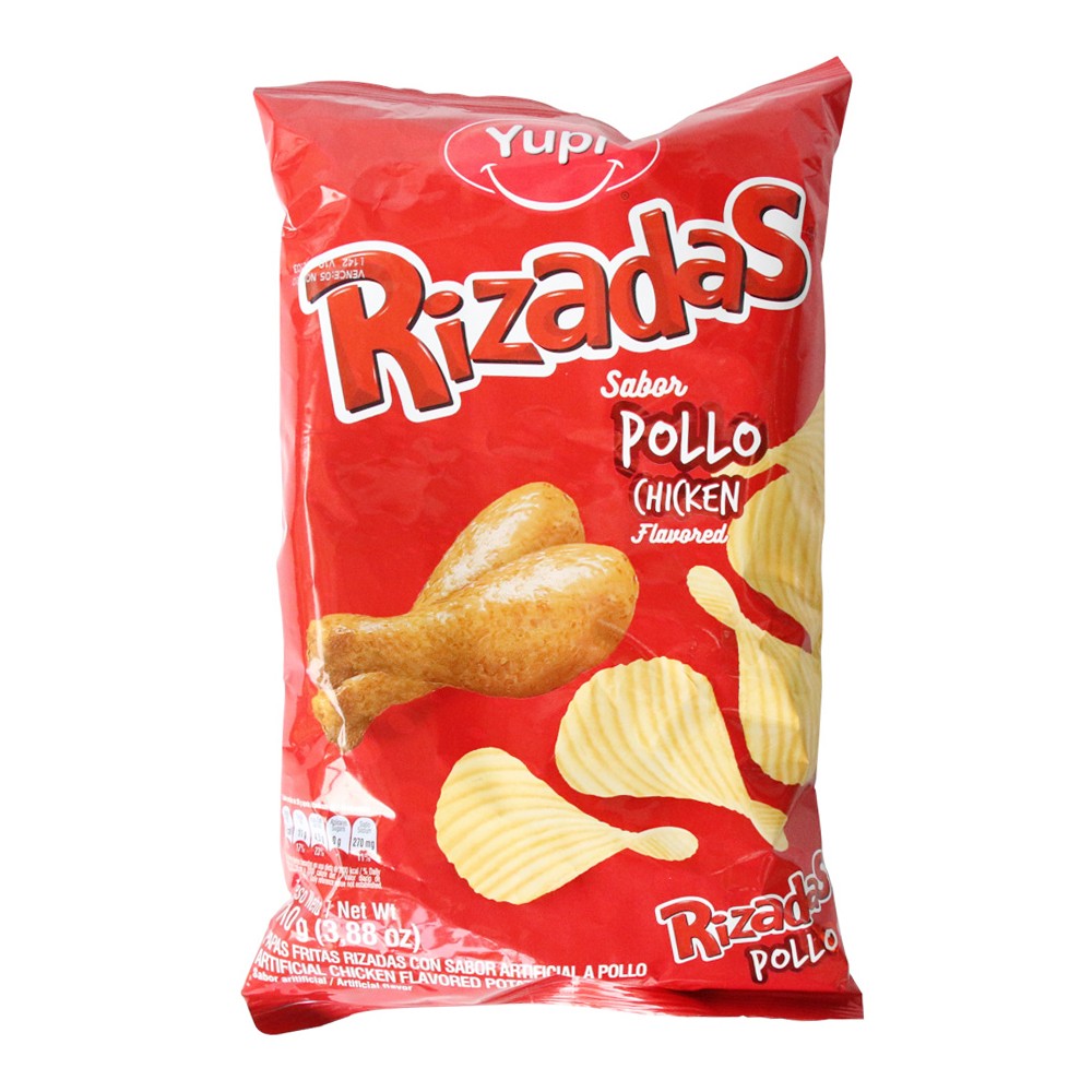 PAPAS POLLO RIZADAS  x  110 GR