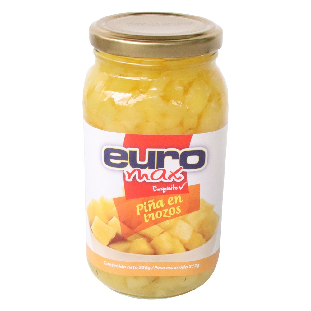 PINA EN TROZOS EUROMAX  x 520GR