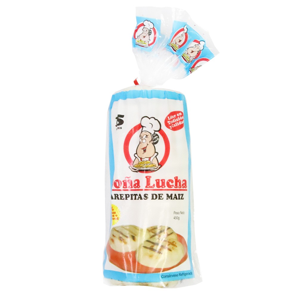 AREPITA TELA BLANCA DOÑA LUCHA  x 450GR