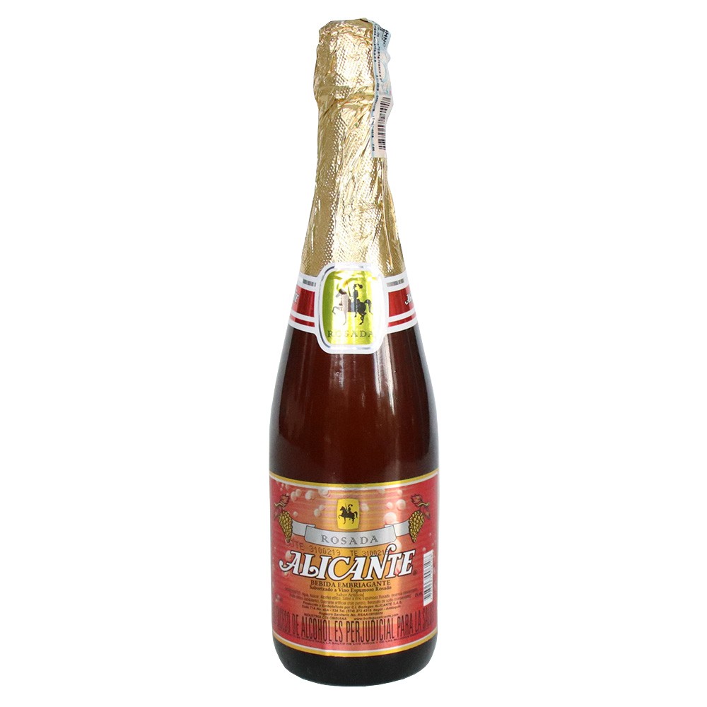 BEBIDA ESPUMOSA ROSADA ALICANTE x 750ML