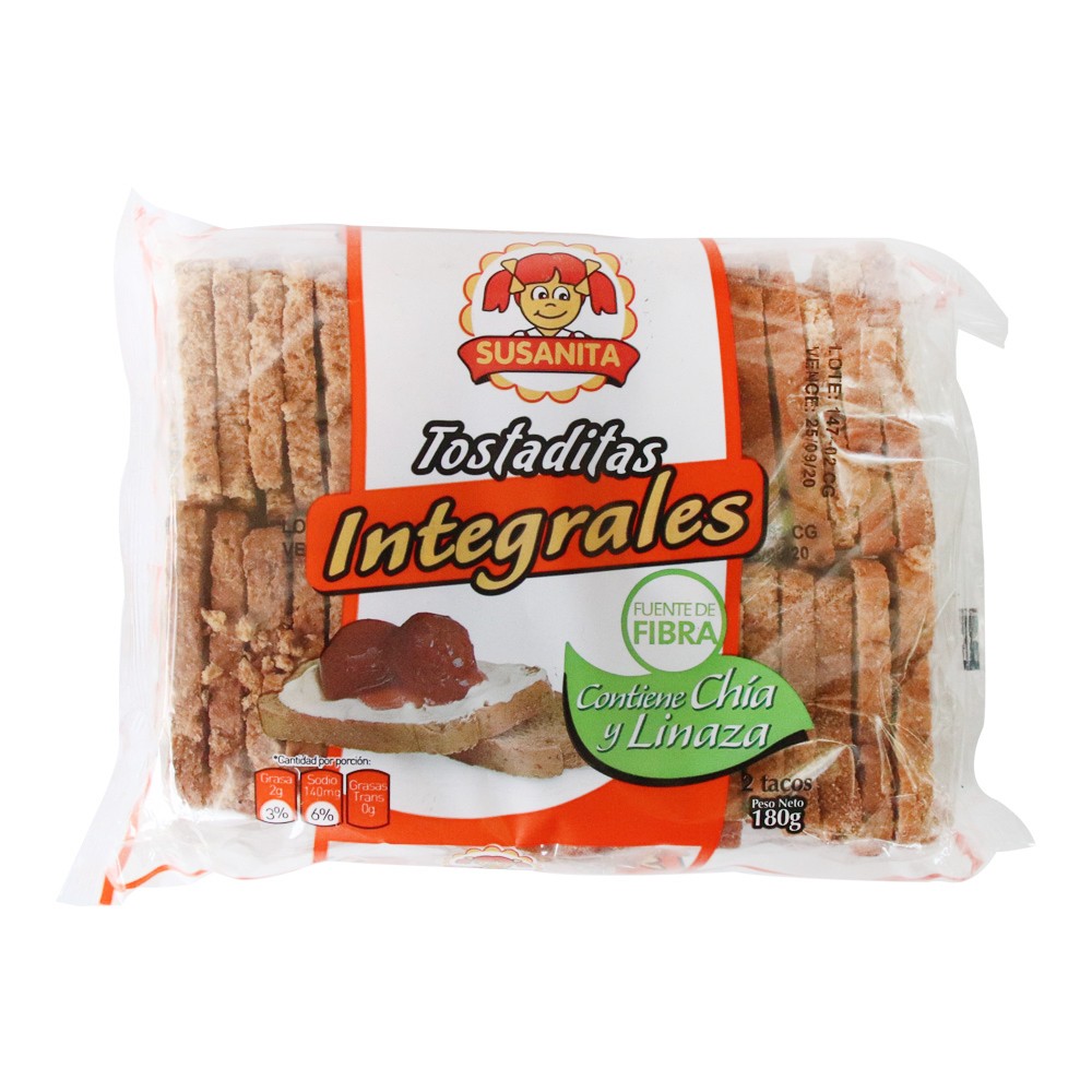 TOSTADITA INTEGRAL 180gr SUSANITA