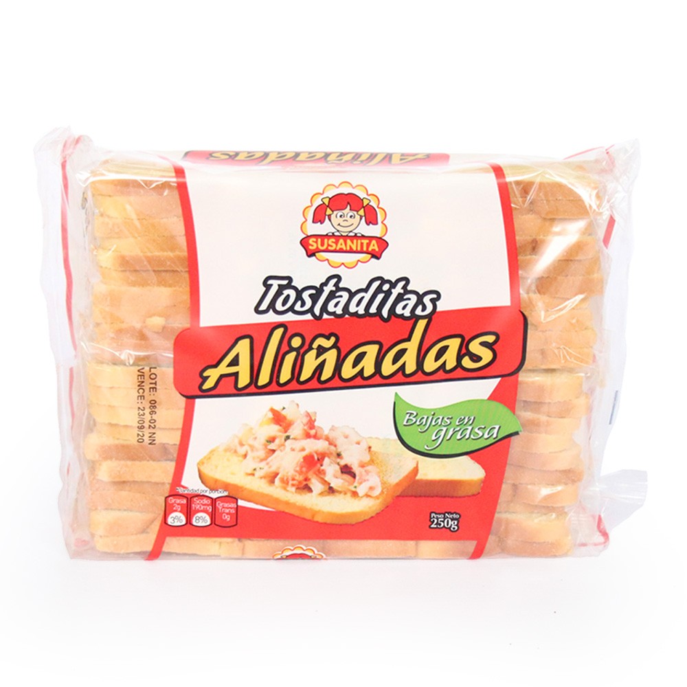 TOSTAD ALIÑADA 250gr SUSANITA