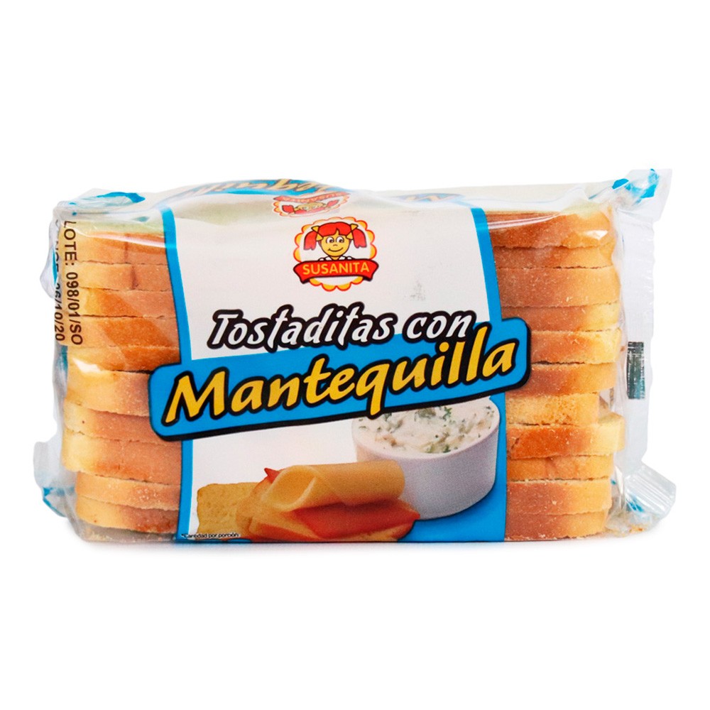 TOSTADITAS CON MANTEQUILLA SUS