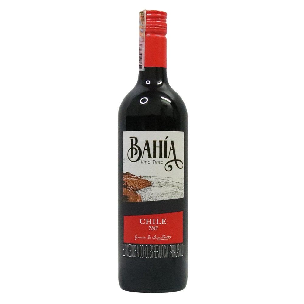 VINO TINTO CHILENO BAHIA x 750 ML