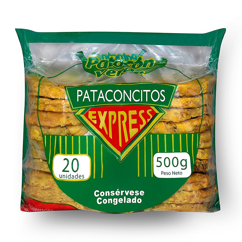 PATACON VERDE EXPRESS X20UND  x 500GR
