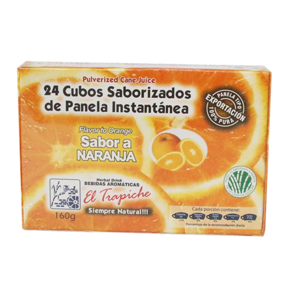 CUBO D/PANELA NARAN 24U*160GR EL TRAPICH
