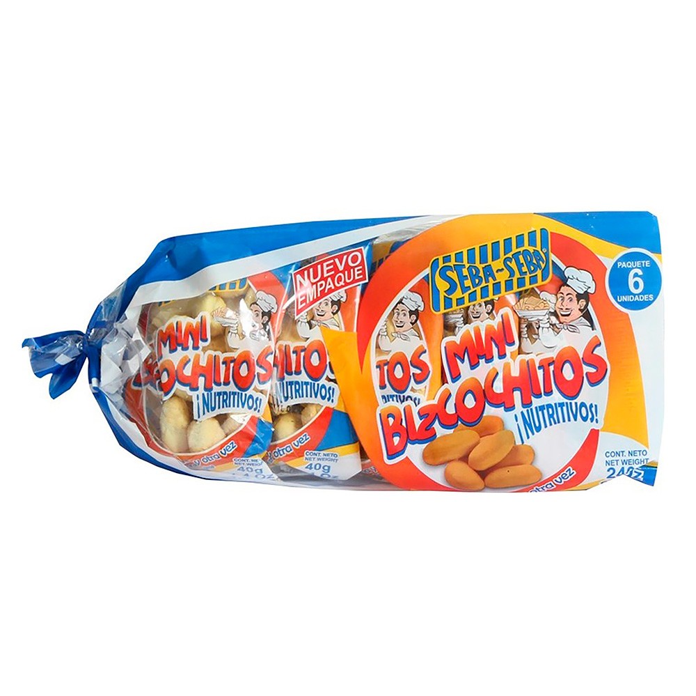 MINI BIZCOCHITO ALIÑADO SEBA SEBA *240GR