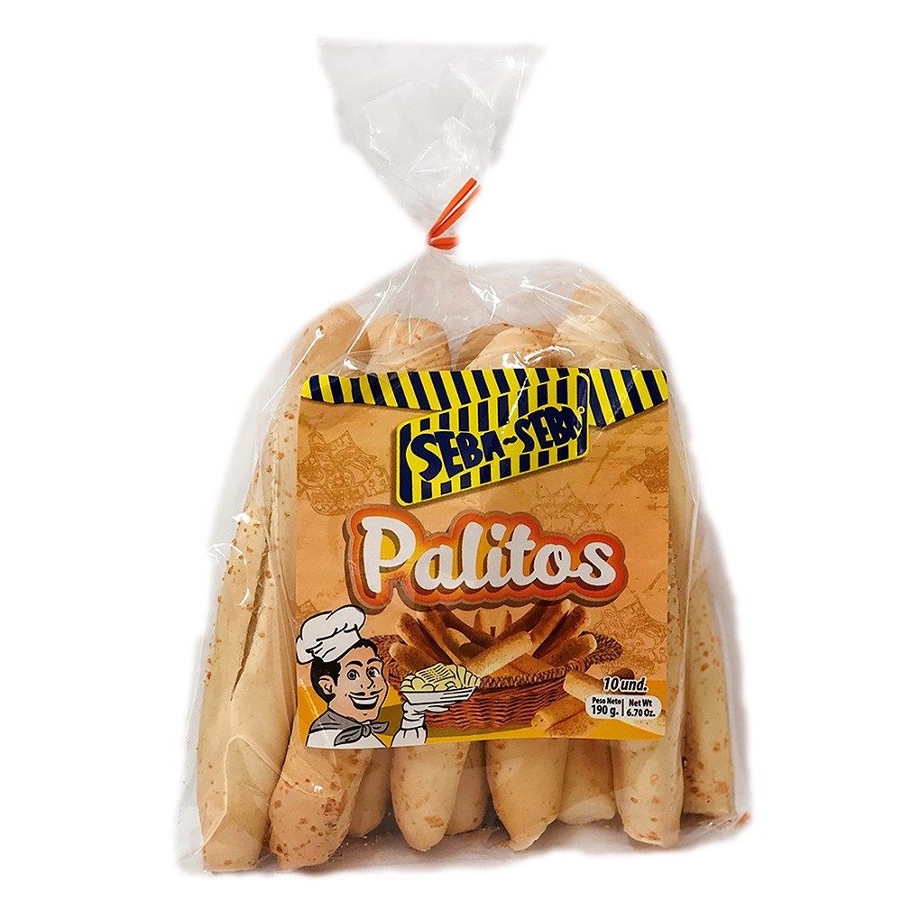 PALITOS SEBA SEBA X10UND  x 190 GR