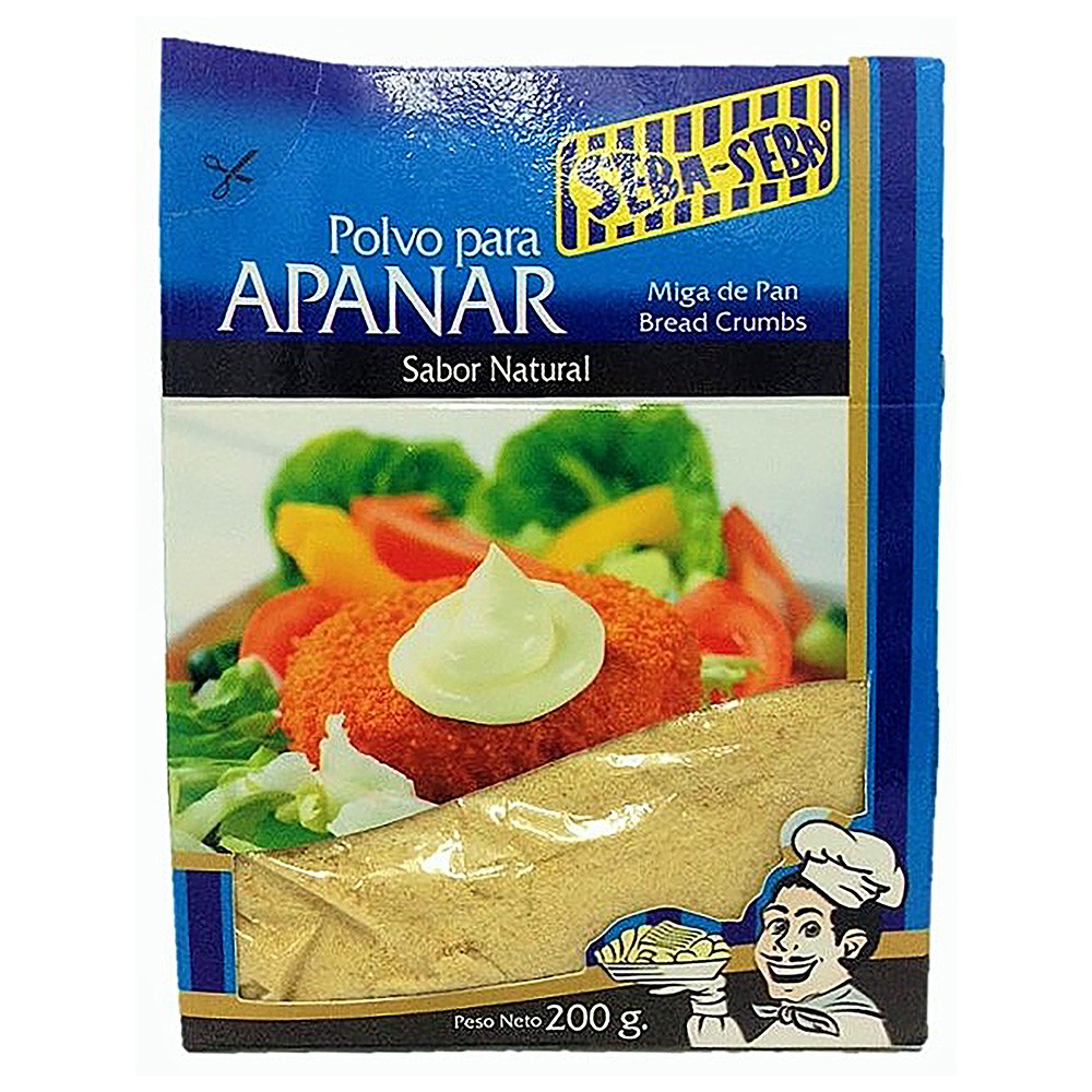 POLVO APANAR NATURAL SEBA SEBA  x 200GR